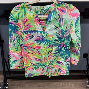 Lilly Pulitzer Multicolor Tropical Tunic XS